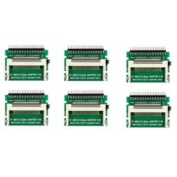 6X Compact Flash memóriakártyát, Hogy Ide 44 tűs 2Mm Férfi 2.5 Inch Rendszerindító Hdd Adapter Átalakító