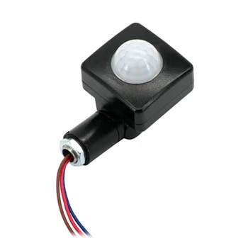 85-265V PIR Mozgásérzékelő Állítható, Infravörös Mozgásérzékelő Érzékelő IP65 Vízálló Kültéri Kapcsoló LED-es Árvíz Fény