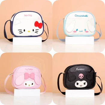 Anime Sanrio Hello Kitty Divat Lány Vállát Messenger Bag Dallam Kuromi Bevásárló Táska, Mobiltelefon Táska Tároló Táska Pénztárca