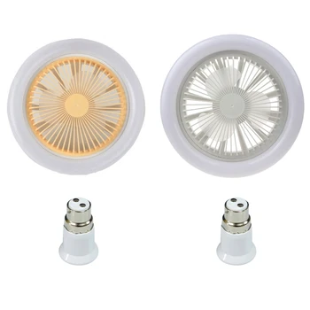 E27 Mennyezeti Ventilátor LED 3-Penge Modern Lámpa 10.2 centis Ventilátor Lámpa süllyeszthető a B22, hogy E27 Átalakító AC 85V-265V