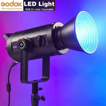 Godox SZ150R 150W 2800K-6500K RGB-Bi-color 37 FX Hatások CRI 97 APP/DMX/2.4 G Nagyítható RGB LED Videó Fény hordtáska