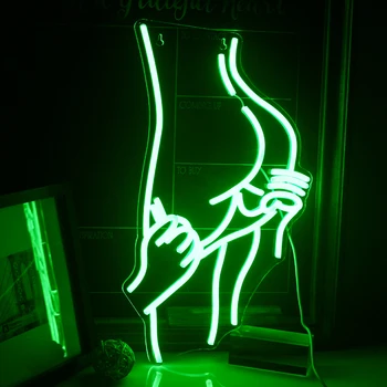 Wanxing Szexi Lány, Hölgy neonreklám Fal Alá Művészeti Gót Szoba Dekoratív Neon Fények, a Bár Fél Hotel Bright Led-es Színpadi Világítás